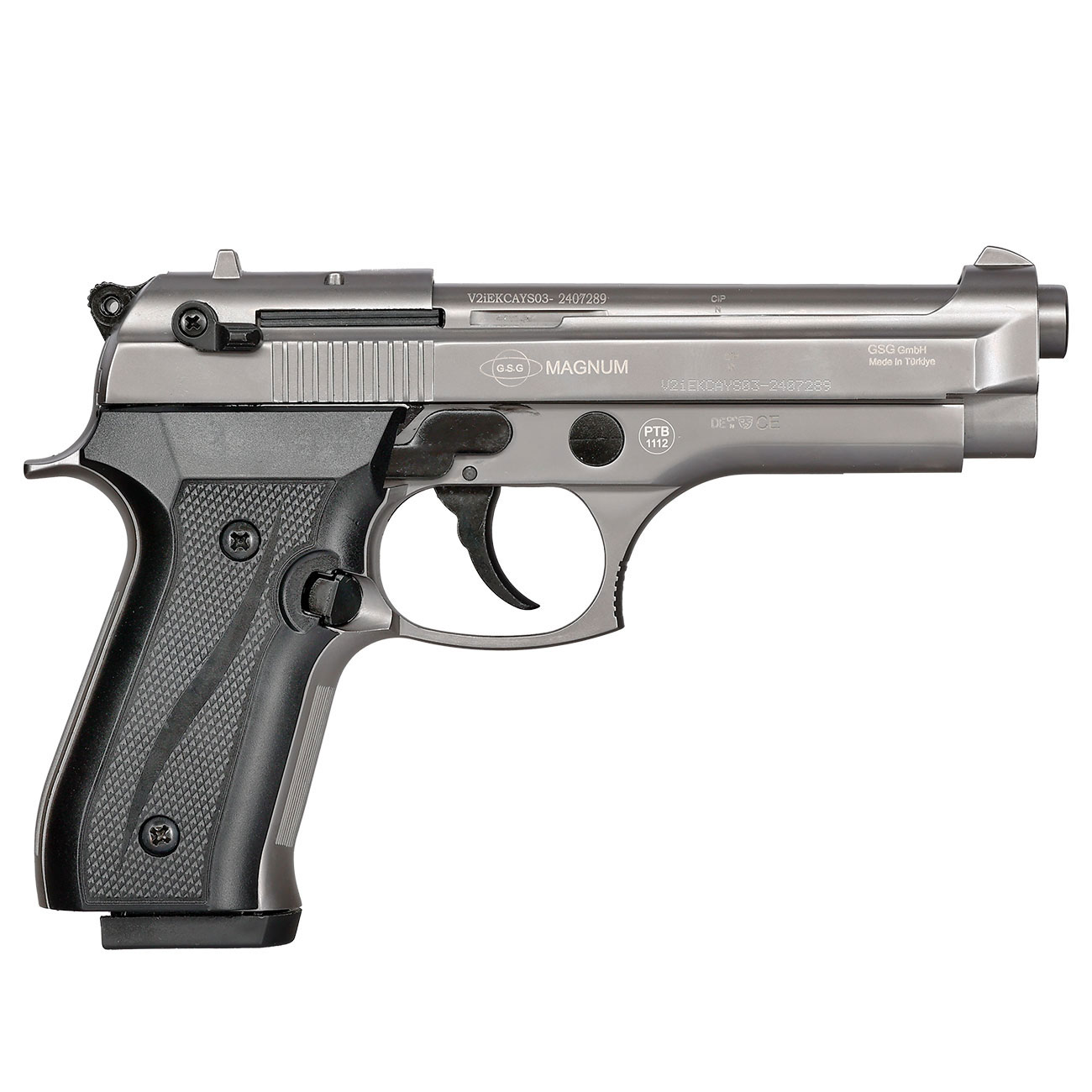 Ekol Firat Magnum Schreckschuss Pistole Kal. 9mm P.A.K. titan - B-WARE Bild 3