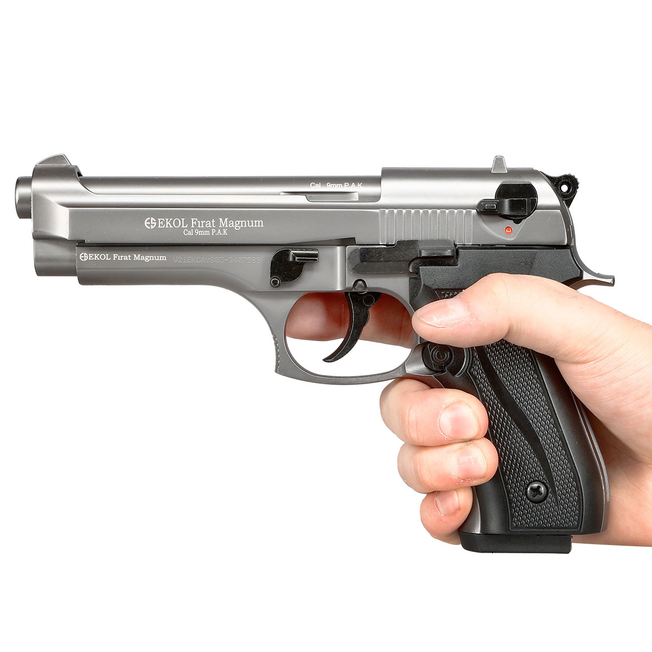 Ekol Firat Magnum Schreckschuss Pistole Kal. 9mm P.A.K. titan - B-WARE Bild 5