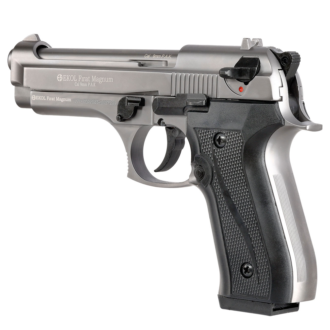 Ekol Firat Magnum Schreckschuss Pistole Kal. 9mm P.A.K. titan - B-WARE Bild 7
