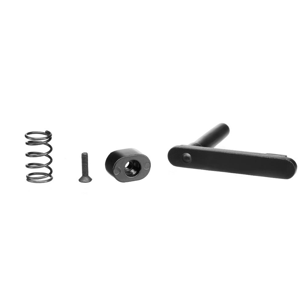 ICS M4 / M16 Aluminium Magazin Catch / Magazine Release Set schwarz MA-22 Bild 1