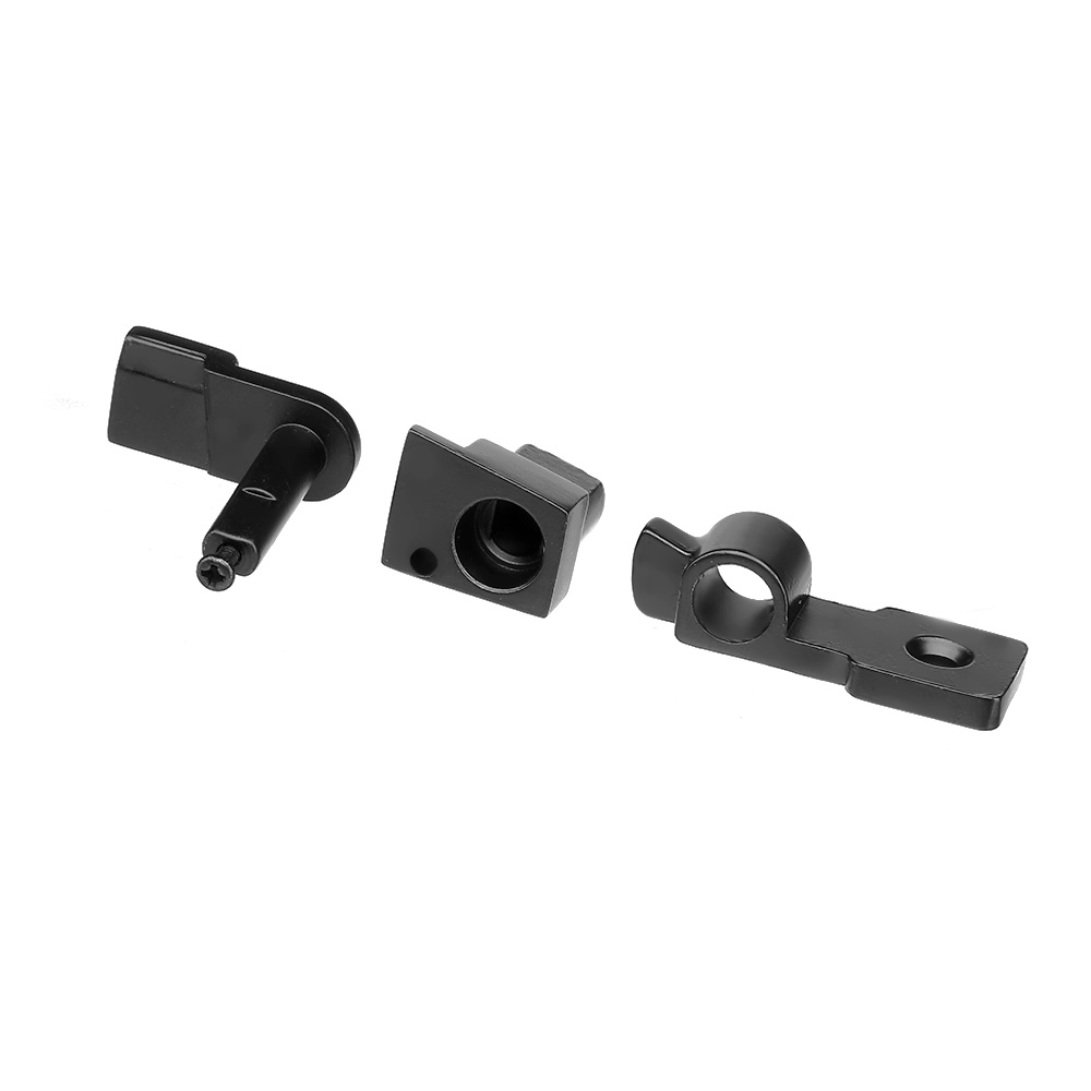 ICS MX5 Aluminium Magazin Catch / Magazine Release Button Set schwarz MP-03