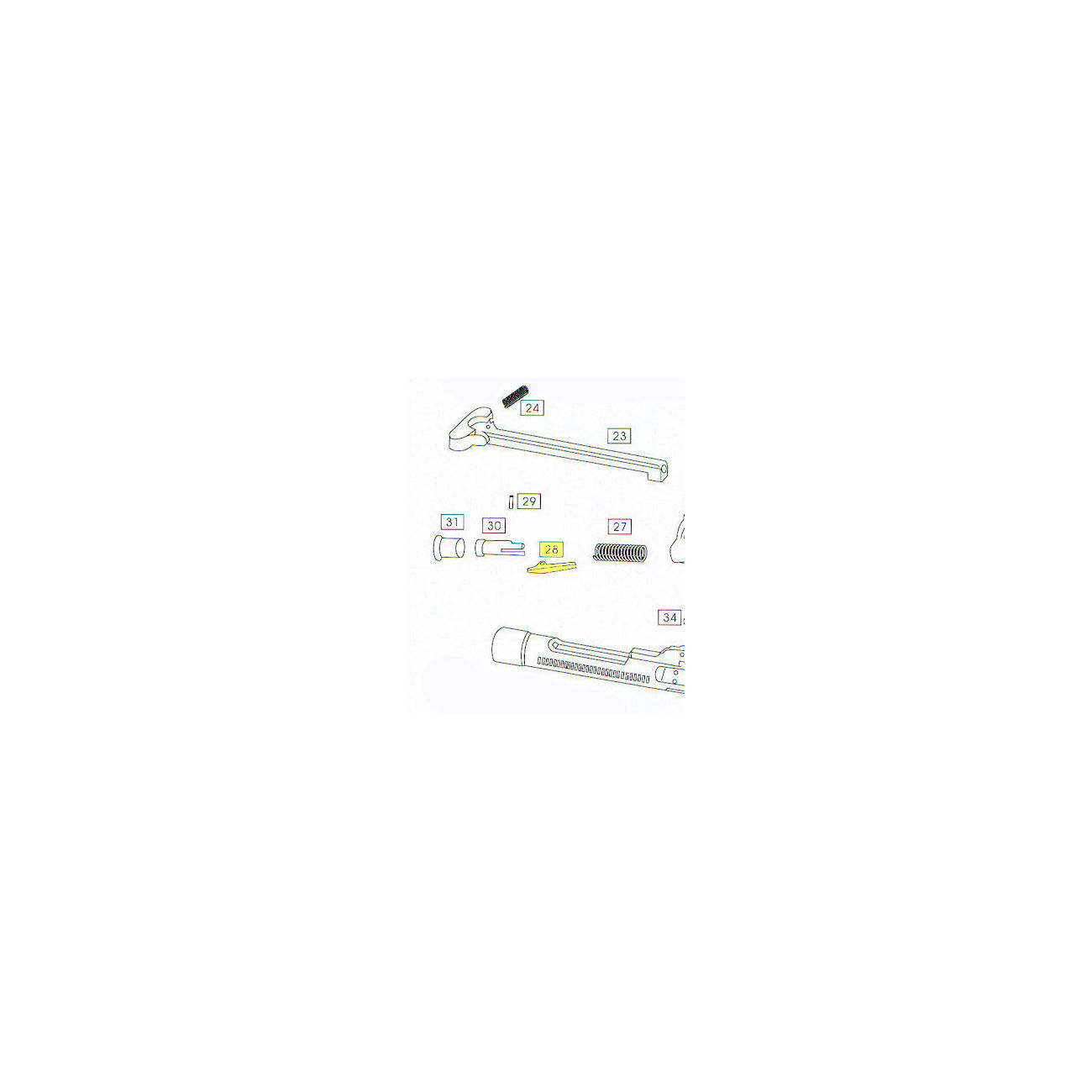 WeiETech M4 Part 028 Forward Assist Pawl kaufen