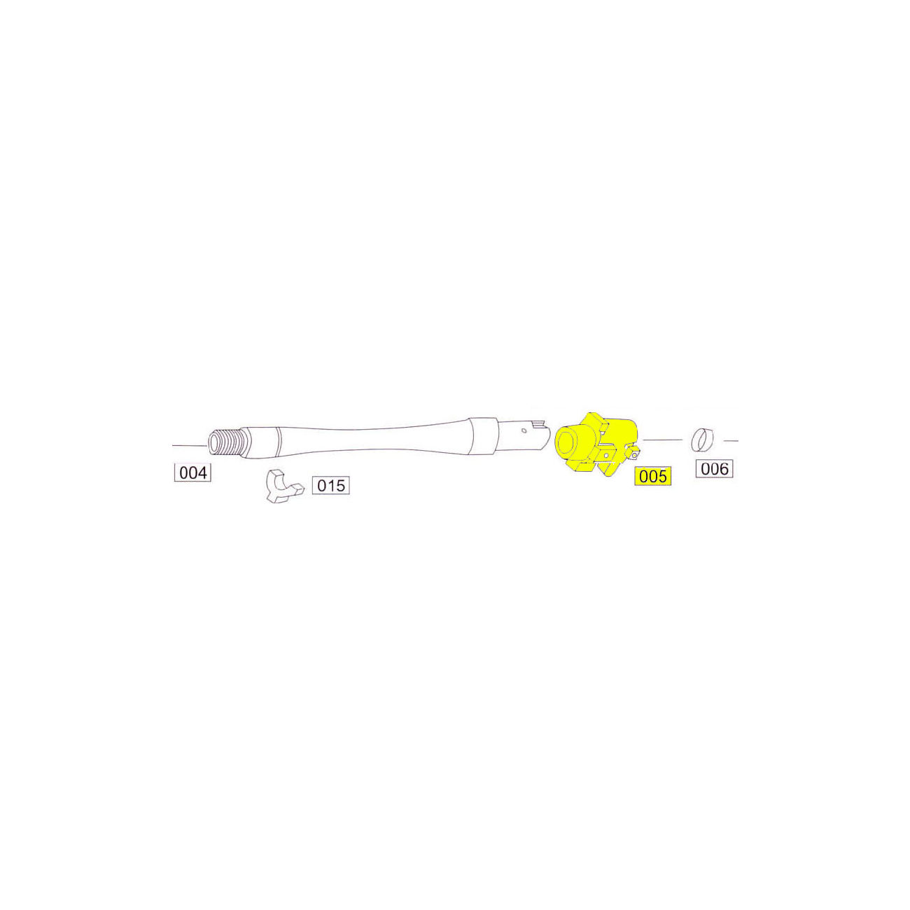 Wei-ETech SOCOM Part #005 Barrel Housing