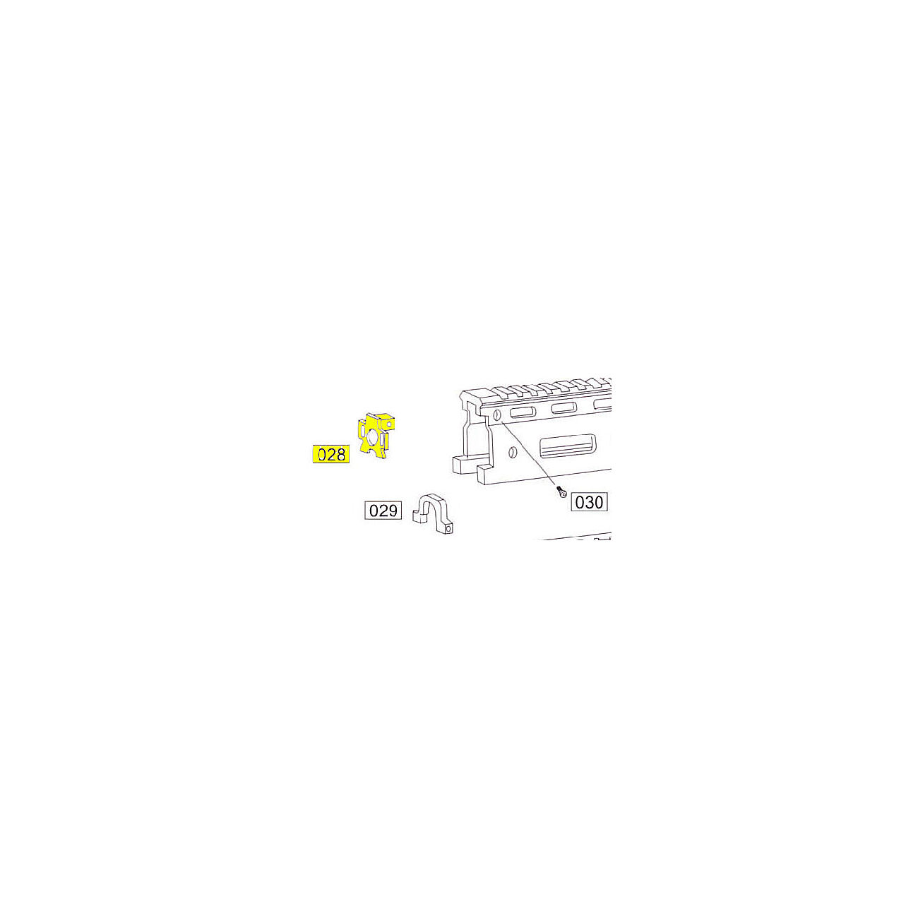 Wei-ETech SOCOM Part #028 Front Sling Mount