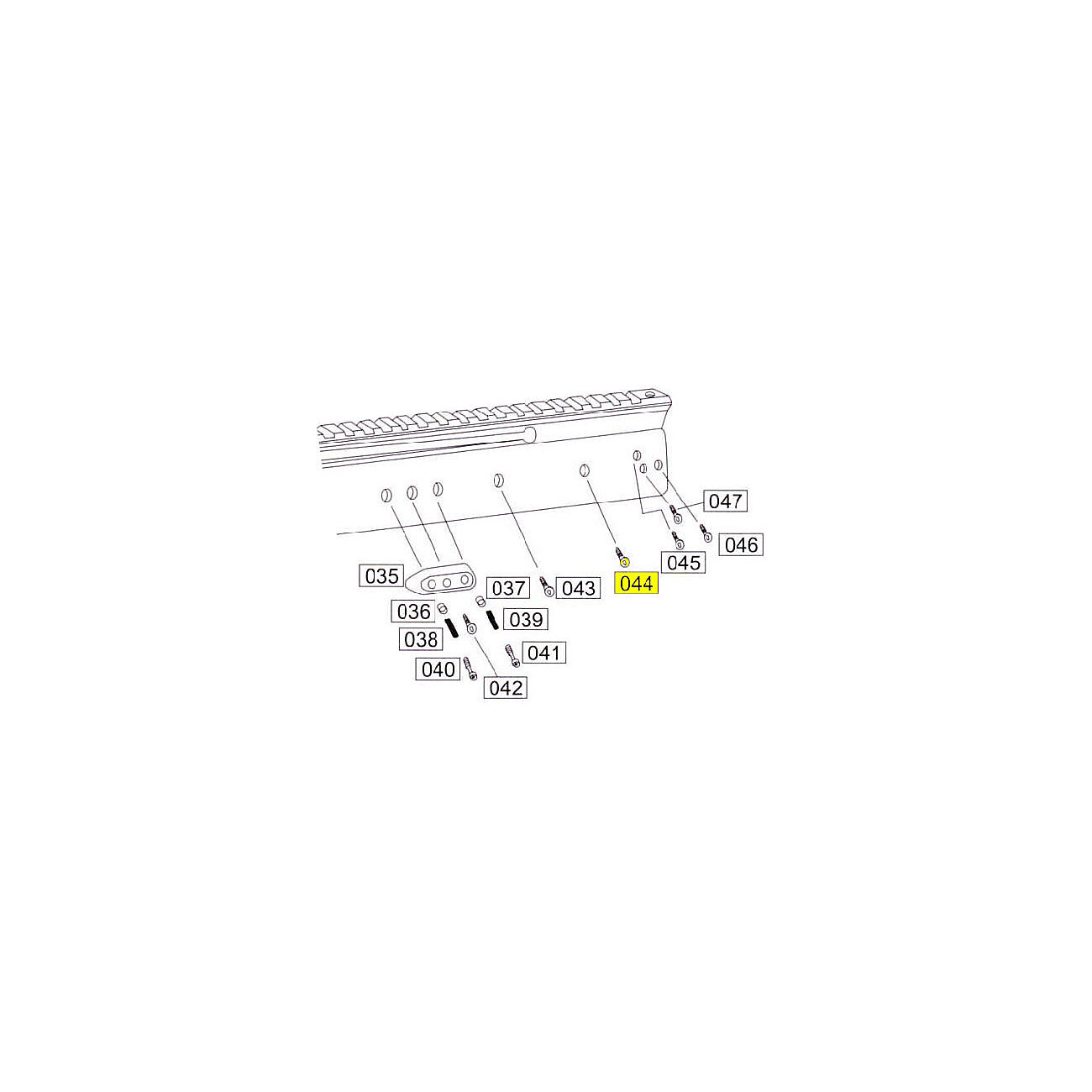 Wei-ETech SOCOM Part #044 Receiver Screw B