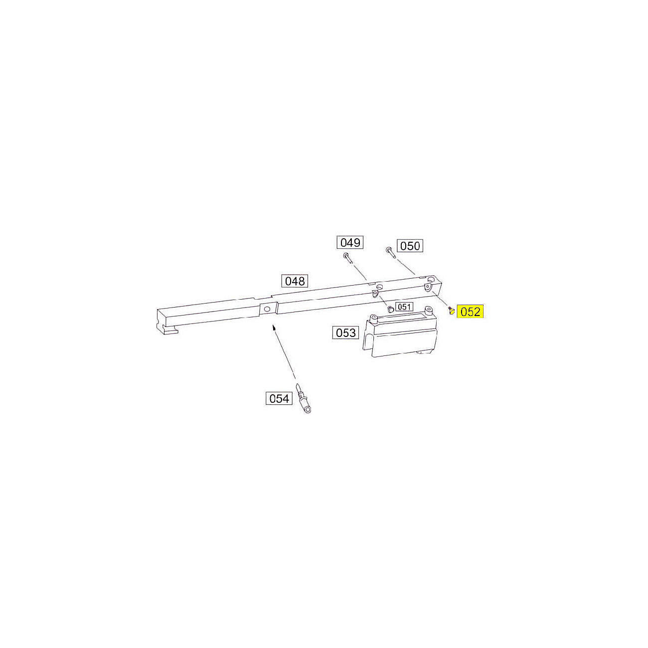 Wei-ETech SOCOM Part #052 Bolt Fixing Screw B