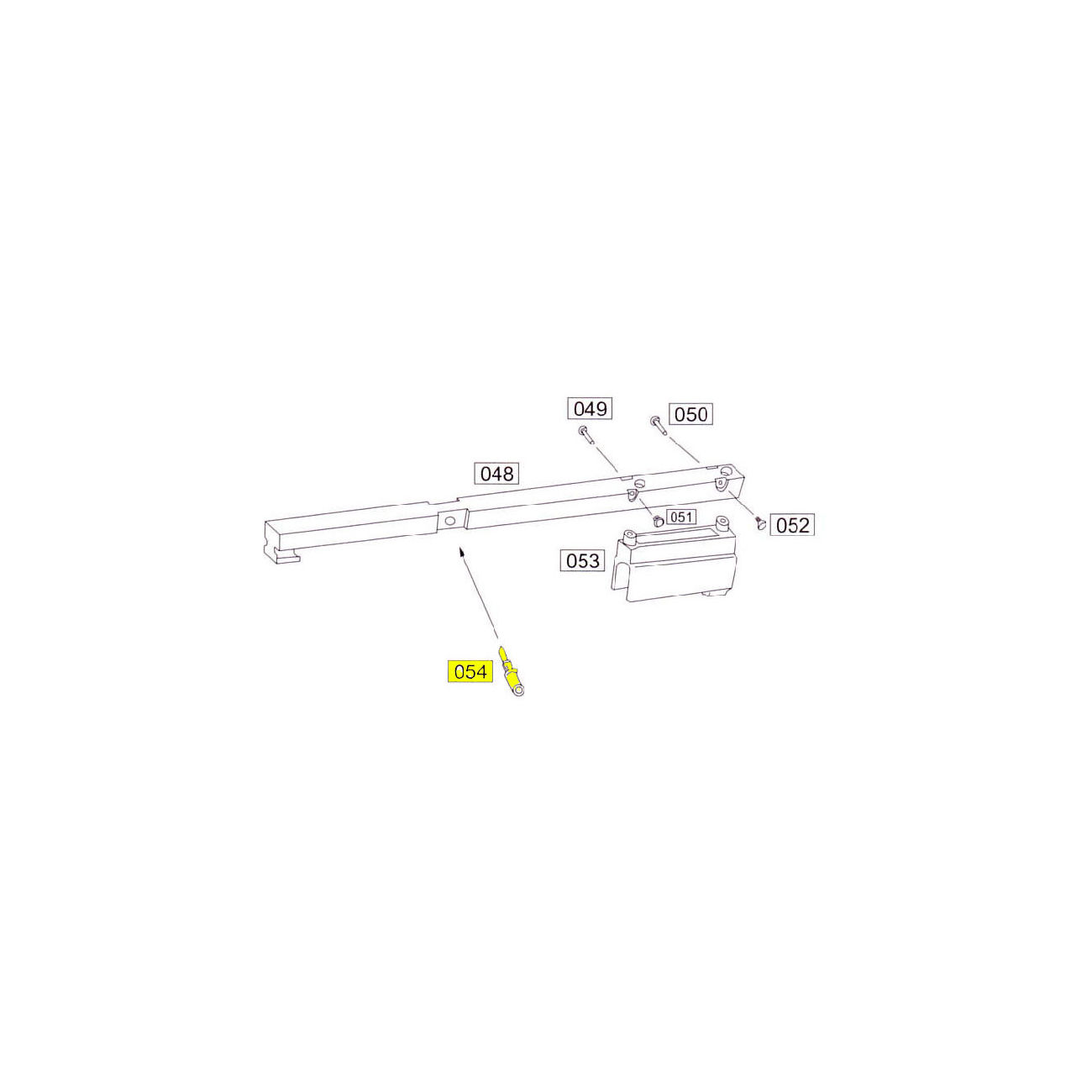 Wei-ETech SOCOM Part Nr.054 Charging Handle Grip