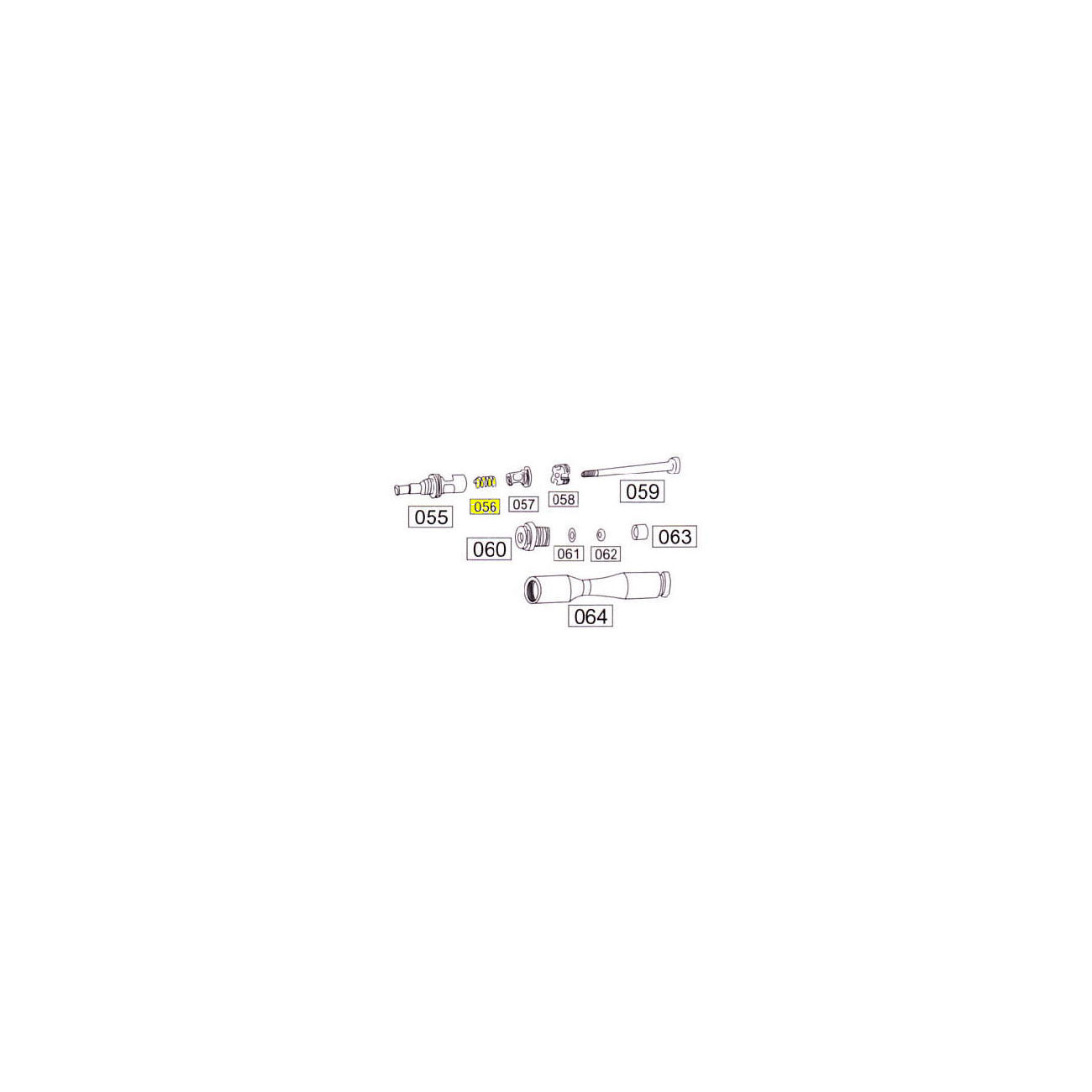 Wei-ETech SOCOM Part Nr.056 Valve Spring