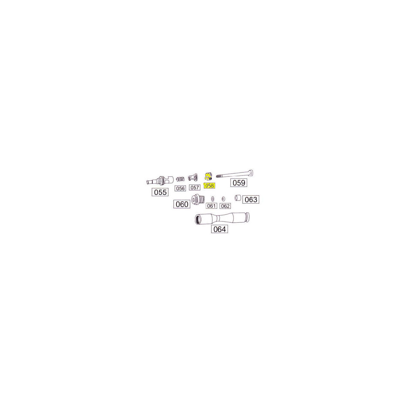 Wei-ETech SOCOM Part Nr.058 Valve Part