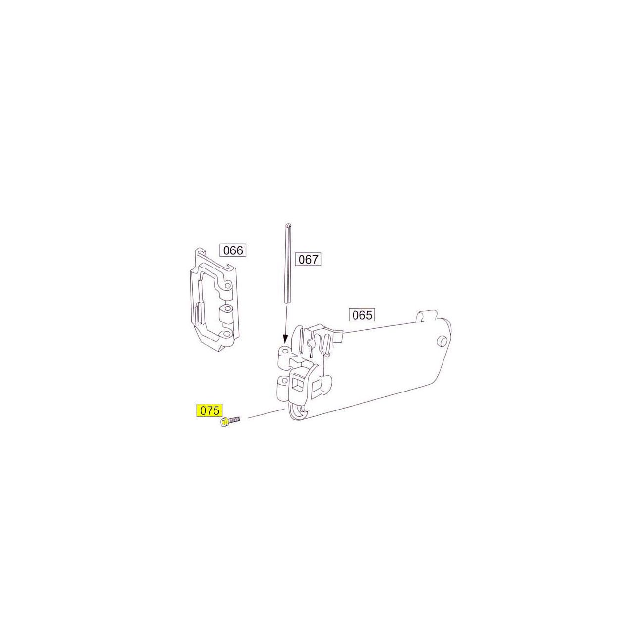 Wei-ETech SOCOM Part #075 Stock Fixing Screw