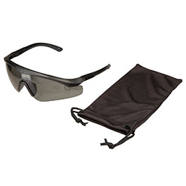 Revision ballistische Schutzbrille Sawfly Legacy MAX-Wrap Basic Kit schwarz Glasfarbe rauch-getnt