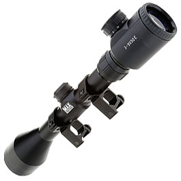 MAX Tactical Zielfernrohr 3-9x50E beleuchtet mit Ringe für 22 mm Schiene Bild 1 xxx: