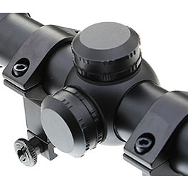 MAX Tactical Zielfernrohr 3-9x50E beleuchtet mit Ringe für 22 mm Schiene Bild 5