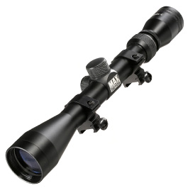 Max Tactical Zielfernrohr 3-9x40 inkl. Ringe für 22 mm Schiene