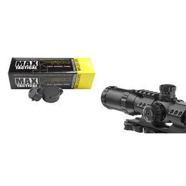 Max Tactical Zielfernrohr 1-4x24E beleuchtet inkl. Halterung für 22 mm Schiene Bild 4
