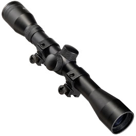 Kleinbild 1 Max Tactical Zielfernrohr 4x32 Mil-Dot inkl. 11 mm Ringe schwarz