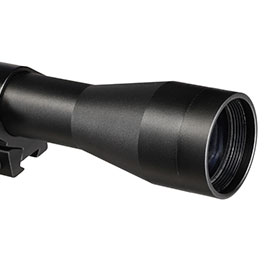 Kleinbild 10 Max Tactical Zielfernrohr 4x32 Mil-Dot inkl. 11 mm Ringe schwarz