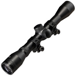 Kleinbild 2 Max Tactical Zielfernrohr 4x32 Mil-Dot inkl. 11 mm Ringe schwarz