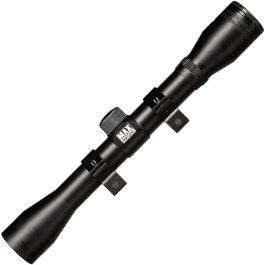 Kleinbild 4 Max Tactical Zielfernrohr 4x32 Mil-Dot inkl. 11 mm Ringe schwarz