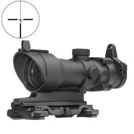 Aim-O TA01 Style Scope 4x32 mit QD-Mount schwarz AO 5314-BK