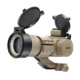 G&G Red- / Blue- / Green-Dot Sight Leuchtpunktzielgert mit 21mm L-Mount Desert Tan