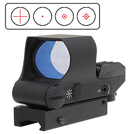 Max Tactical Compact Red-Multi-Dot Leuchtpunktzielgerät schwarz 22mm Halterung