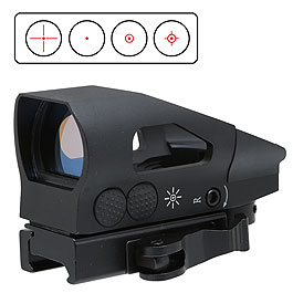 Max Tactical Combat Red-Multi-Dot Leuchtpunktzielgerät schwarz 22mm QD-Halterung