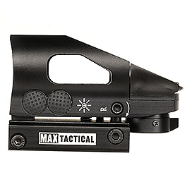 Max Tactical Combat Red-Multi-Dot Leuchtpunktzielgerät schwarz 22mm Halterung Bild 4
