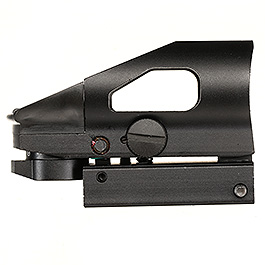 Max Tactical Combat Red-Multi-Dot Leuchtpunktzielgerät schwarz 22mm Halterung Bild 5