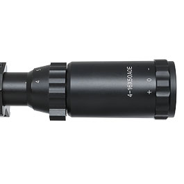 Max Tactical Zielfernrohr 4-16x50 AOE beleuchtet inkl. Ringe für 11 mm Schiene Bild 6