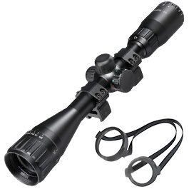 Max Tactical Zielfernrohr 4,5-14x40 AOE beleuchtet inkl. 20 - 22mm Halteringe schwarz