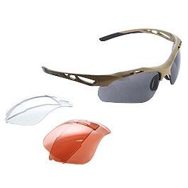 Swiss Eye Brille Tactical Attac braun