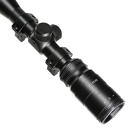 Max Tactical Zero Lock Zielfernrohr 3-9x40 mit Montageringe für 11 mm Schiene schwarz Bild 5