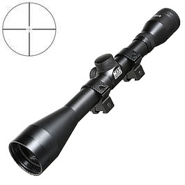 Max Tactical Zielfernrohr 6x40 mit Montageringe fr 11 mm Schiene schwarz