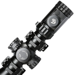 UTG OP3 EZ-Tap 4-16x44 Compact Zielfernrohr beleuchtet / UMOA / 36 Colors inkl. 20-22mm Ringe schwarz Bild 4