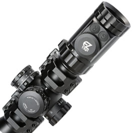 UTG OP3 EZ-Tap 3-12x44 Compact Zielfernrohr beleuchtet / UMOA / 36 Colors inkl. 20-22mm Ringe schwarz Bild 4