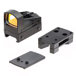 Aim-O Reflex Mini Red Dot mit Lichtsensor inkl. G- / Vented-Halterung schwarz AO 6006-BK