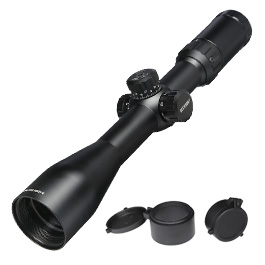 UTG True Hunter Classic 3-12x44 Zielfernrohr Side AO / Mil-Dot ohne Montageringe schwarz
