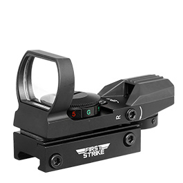 First Strike Open Reflex Sight fr 22 mm Schiene schwarz