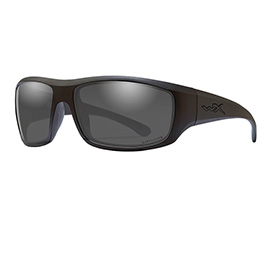 Wiley X Sonnenbrille Omega Captivate matt schwarz Glser polarisiert grau inkl. Brillenetui