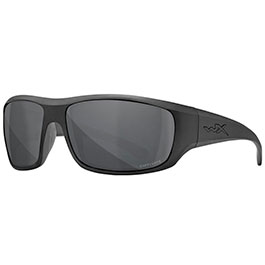 Wiley X Sonnenbrille Omega Captivate matt schwarz Glser polarisiert grau inkl. Brillenetui