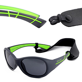 ActiveSol Sonnenbrille Kids @school sports 100% iger UV-Schutz grau/grün Bild 1 xxx: