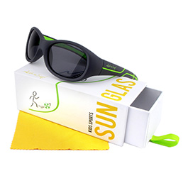 ActiveSol Sonnenbrille Kids @school sports 100% iger UV-Schutz grau/grün Bild 2