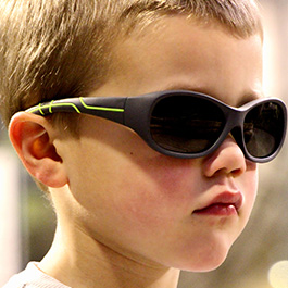 ActiveSol Sonnenbrille Kids @school sports 100% iger UV-Schutz grau/grün Bild 4