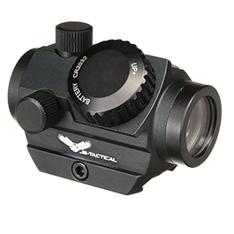 JS-Tactical Micro Red- / Green-Dot Sight inkl. 20 - 22 mm Halterung / Scope Riser schwarz Bild 1 xxx: