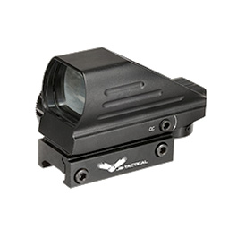 JS-Tactical Reflex 4 Red- / Green-Dot Sight mit 4 Absehen inkl. 20 - 22 mm Halterung schwarz