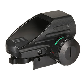 JS-Tactical Reflex 4 Red- / Green-Dot Sight mit 4 Absehen inkl. 20 - 22 mm Halterung schwarz Bild 4