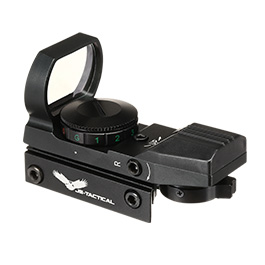 JS-Tactical Compact Red- / Green-Dot Sight mit 4 Absehen inkl. 20 - 22 mm Halterung schwarz Bild 1 xxx: