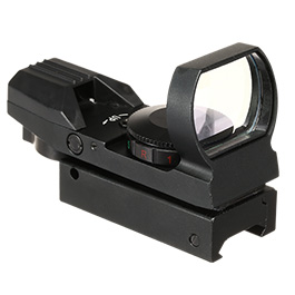 JS-Tactical Compact Red- / Green-Dot Sight mit 4 Absehen inkl. 20 - 22 mm Halterung schwarz Bild 5