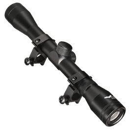 JS-Tactical 4x32mm Standard Zielfernrohr inkl. 20 - 22mm Halteringe schwarz Bild 1 xxx: